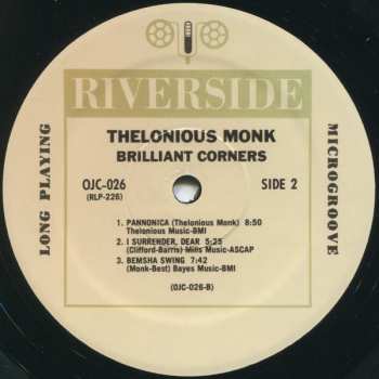 LP Thelonious Monk: Brilliant Corners