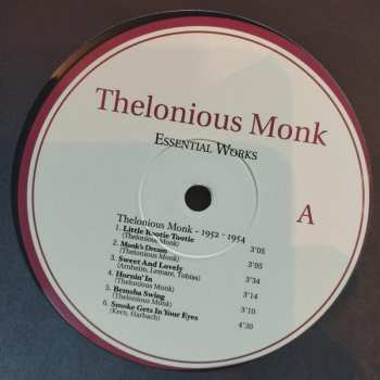 2LP Thelonious Monk: Essential Works 1952-1962