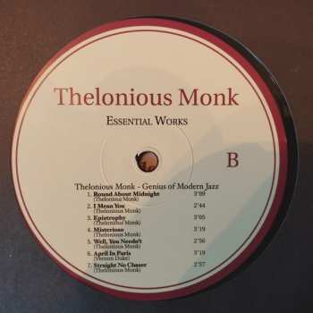 2LP Thelonious Monk: Essential Works 1952-1962