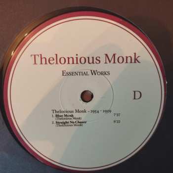 2LP Thelonious Monk: Essential Works 1952-1962
