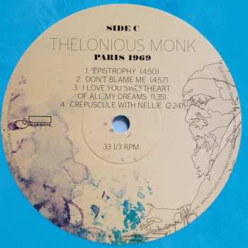2LP Thelonious Monk: Paris 1969 CLR