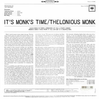 LP Thelonious Monk: It's Monk's Time LTD