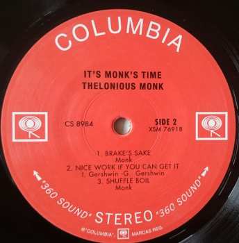 LP Thelonious Monk: It's Monk's Time LTD