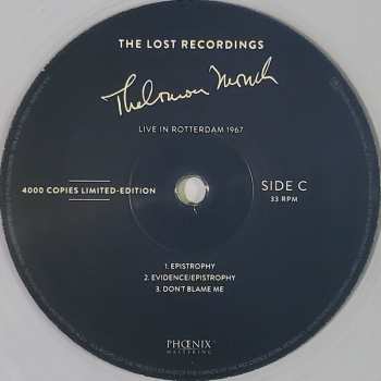 2LP/Box Set Thelonious Monk: Live In Rotterdam 1967 LTD | NUM | CLR