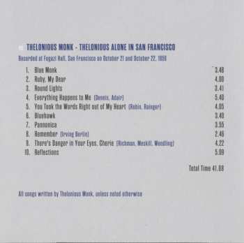10CD/Box Set Thelonious Monk: Milestones Of A Legend