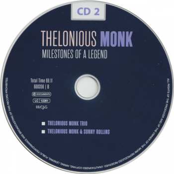 10CD/Box Set Thelonious Monk: Milestones Of A Legend