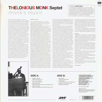 LP Thelonious Monk Septet: Monk's Music LTD