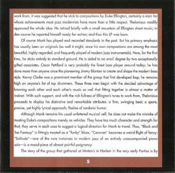 CD Thelonious Monk: Plays Duke Ellington