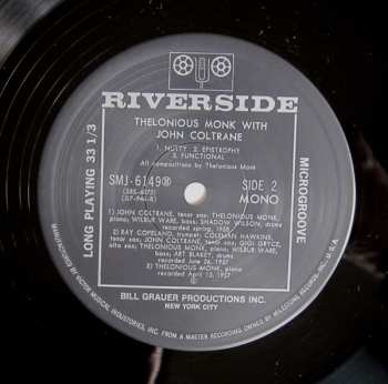 LP John Coltrane: Thelonious Monk With John Coltrane