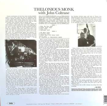 LP John Coltrane: Thelonious Monk With John Coltrane CLR