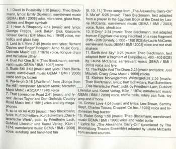 CD Theo Bleckmann: I Dwell In Possibility