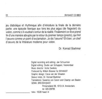 CD Theo Olof: French Music For Violin And Piano = Musique Française Pour Violon Et Piano