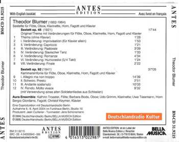 CD Theodor Blumer: Sextette, Op. 45, Op. 92