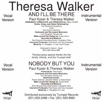 CD Theresa Walker: And I'll Be There