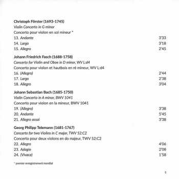 CD Les Accents: Bach & Co