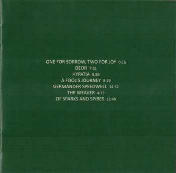 CD Thieves' Kitchen: One For Sorrow, Two For Joy