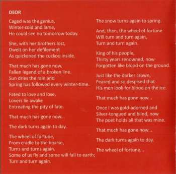 CD Thieves' Kitchen: One For Sorrow, Two For Joy