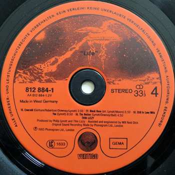 2LP Thin Lizzy: Life Live