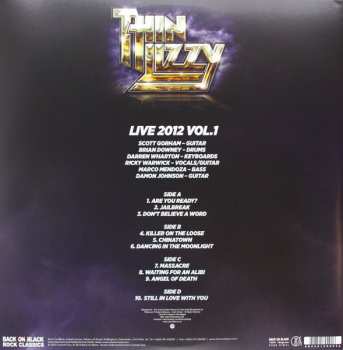 2LP Thin Lizzy: Live 2012 Vol. 1 CLR | LTD