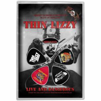 Merch Thin Lizzy: Súprava trsátok Live & Dangerous
