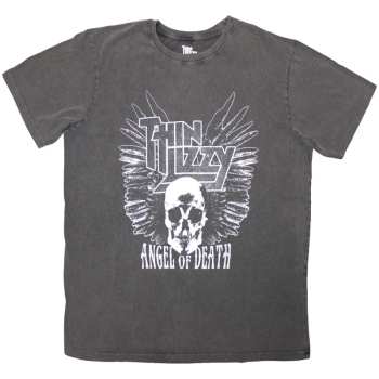 Merch Thin Lizzy: Stone Wash Tričko Angel Of Death