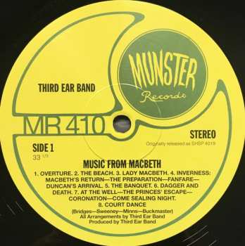 LP Third Ear Band: Music From Macbeth