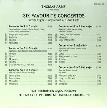 CD The Parley Of Instruments: Six Favourite Concertos