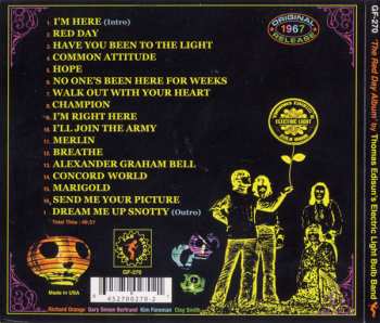 CD Thomas Edisun's Electric Light Bulb Band: The Red Day Album