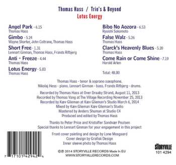 CD Thomas Hass: Trio's & Beyond - Lotus Energy