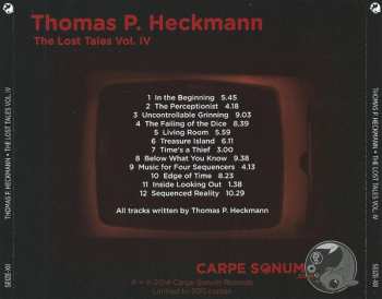 CD Thomas P. Heckmann: The Lost Tales Vol. IV LTD