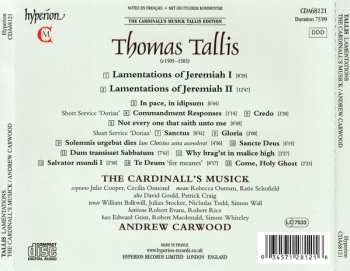 CD Thomas Tallis: Lamentations