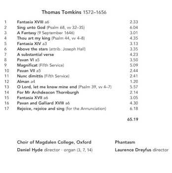 CD Thomas Tomkins: Anthems & Canticles