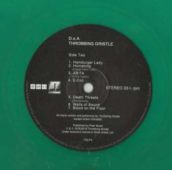 LP Throbbing Gristle: D.o.A. The Third And Final Report LTD | CLR