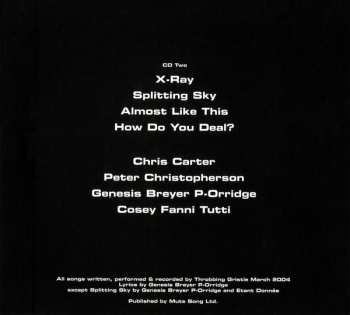 2CD Throbbing Gristle: Part Two - The Endless Not / TG Now