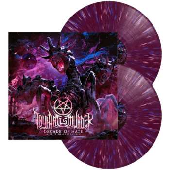 2LP Thy Art Is Murder: Decade Of Hate (limited Edition) (purple-blue W/ Pink Splatter Vinyl)