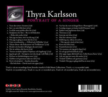 CD Tyra Karlsson: Sångarporträtt = Portrait Of A Singer