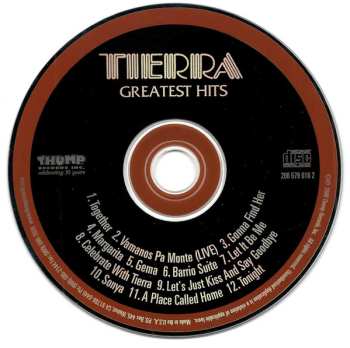 CD Tierra: Greatest Hits