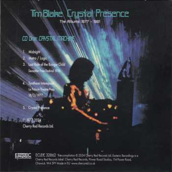 3CD/Box Set Tim Blake: Crystal Presence (The Albums 1977 - 1991)