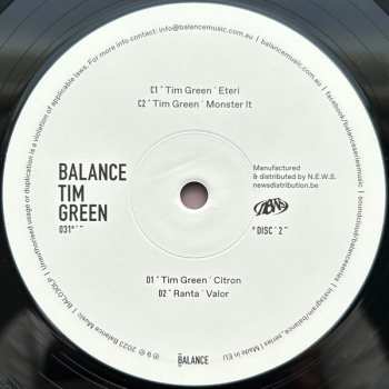 2LP Tim Green: Balance 031 LTD