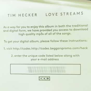 2LP Tim Hecker: Love Streams
