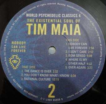 2LP Tim Maia: Nobody Can Live Forever (The Existential Soul Of Tim Maia)