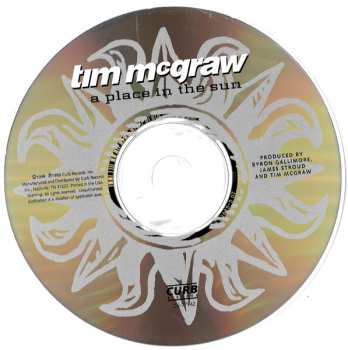 CD Tim McGraw: A Place In The Sun