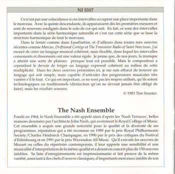 CD The Nash Ensemble: Sonata / Equalisation