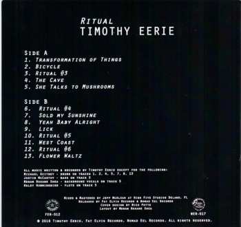 CD Timothy Eerie: Ritual