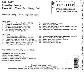CD Dr. Timothy Leary: Turn On, Tune In, Drop Out
