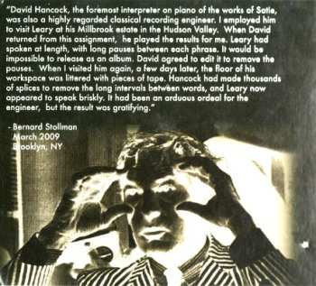 CD Dr. Timothy Leary: Turn On, Tune In, Drop Out