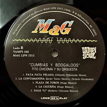 LP Tito Chicoma Y Su Orquesta: Cumbias y Boogaloos