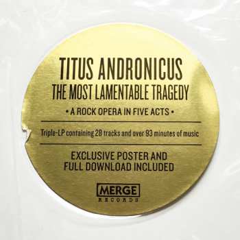 3LP Titus Andronicus: The Most Lamentable Tragedy
