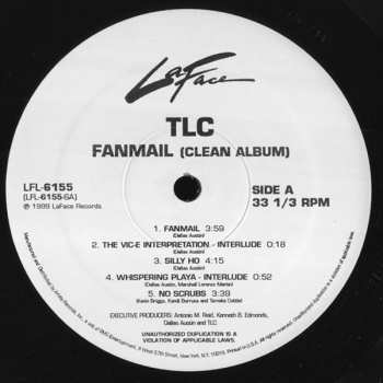 2LP TLC: Fanmail (Clean Album)