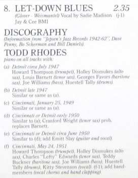 LP Todd Rhodes And His Toddlers: Your Daddy's Doggin Around